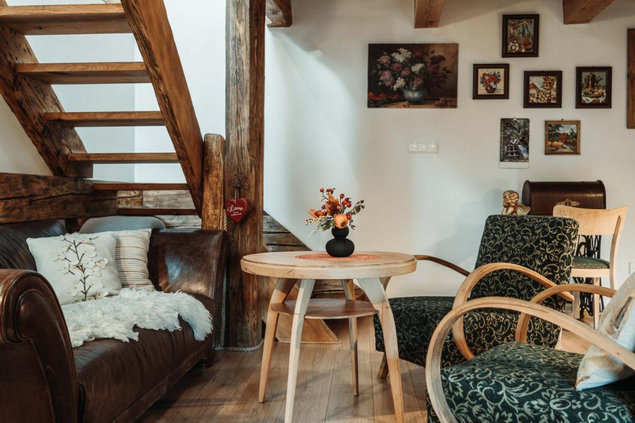 Cakyho Kuria - Mezonetovy Apartman S Krbom A Saunami 斯米扎尼 外观 照片